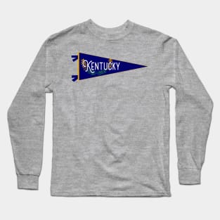 Kentucky Flag Pennant Long Sleeve T-Shirt